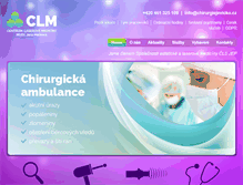 Tablet Screenshot of laserchirurgie.cz